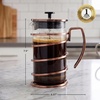 image:imageOVENTE French Press Coffee Maker 27oz with 4 Filters System Copper FSW27C27 Ounce
