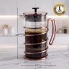 image:imageOVENTE French Press Coffee Maker 27oz with 4 Filters System Copper FSW27C34 Ounce