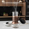 image:imageOVENTE French Press Coffee Maker 27oz with 4 Filters System Copper FSW27C34 Oz