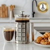 image:imageOVENTE French Press Coffee Maker 34oz with 4 Filters System Silver FSS34P27 Ounce