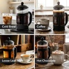 image:imageOVENTE French Press Coffee Maker 34oz with 4Level Filtration Black FPT34BBlack