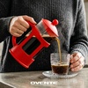 image:imageOVENTE French Press Coffee Maker 34oz with 4Level Filtration Black FPT34BRed