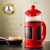 image:imageOVENTE French Press Coffee Maker 34oz with 4Level Filtration Black FPT34BRed