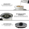 image:imageOVENTE Milk Frother Steamer and Warmer with Auto Shutoff White FR1208WBlack  Silver