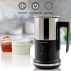 image:imageOVENTE Milk Frother Steamer and Warmer with Auto Shutoff White FR1208WBlack  Silver