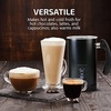 image:imageOVENTE Milk Frother Steamer and Warmer with Auto Shutoff White FR1208WBlack