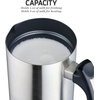 image:imageOVENTE Milk Frother Steamer and Warmer with Auto Shutoff White FR1208WSilver