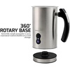 image:imageOVENTE Milk Frother Steamer and Warmer with Auto Shutoff White FR1208WSilver