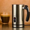 image:imageOVENTE Milk Frother Steamer and Warmer with Auto Shutoff White FR1208WSilver