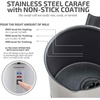 image:imageOVENTE Milk Frother Steamer and Warmer with Auto Shutoff White FR1208WWhite