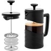 image:imageOVENTE 20oz French Press Coffee Maker with 4Level Filtration Black FPW20B12 Ounce