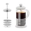 image:imageOVENTE French Press Coffee Maker 20oz with 4 Filters System Silver FSH20S20 Ounce