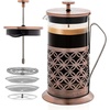 image:imageOVENTE French Press Coffee Maker 27oz with 4 Filters System Copper FSW27C34 Oz