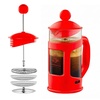 image:imageOVENTE French Press Coffee Maker 34oz with 4Level Filtration Black FPT34BRed