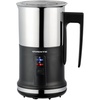 image:imageOVENTE Milk Frother Steamer and Warmer with Auto Shutoff White FR1208WBlack  Silver