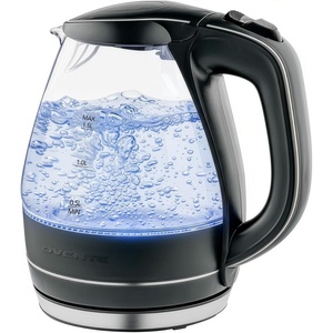 image:imageOVENTE 15L Glass Electric Kettle Water Boiler Pink KG83FBlack