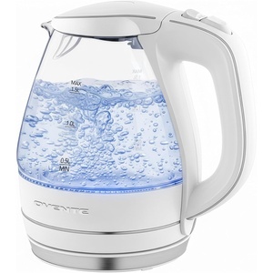 image:imageOVENTE 15L Glass Electric Kettle Water Boiler Pink KG83FWhite