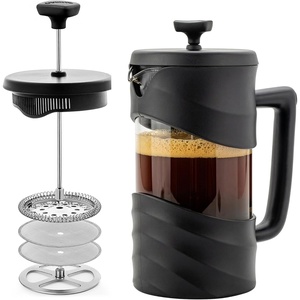 image:imageOVENTE 20oz French Press Coffee Maker with 4Level Filtration Black FPW20B34 Ounce