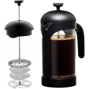 image:imageOVENTE 34oz French Press Coffee Maker with 4Level Filtration Black FPB34B34 Ounce