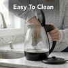 image:imageOVENTE 15L Glass Electric Kettle Water Boiler Black KG845BBlack