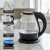 image:imageOVENTE 15L Glass Electric Kettle Water Boiler Black KG845BBlack