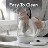 image:imageOVENTE 15L Glass Electric Kettle Water Boiler Black KG845BWhite