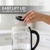 image:imageOVENTE 15L Glass Electric Kettle Water Boiler White KG516WBlack