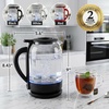 image:imageOVENTE 15L Glass Electric Kettle Water Boiler White KG516WBlack
