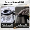 image:imageOVENTE 15L Glass Electric Kettle Water Boiler White KG516WBlack
