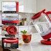 image:imageOVENTE 15L Glass Electric Kettle Water Boiler White KG516WRed