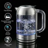 image:imageOVENTE 17L Double Wall Glass Electric Kettle Water Boiler Silver KG912SBrushed Silver