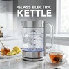image:imageOVENTE 17L Double Wall Glass Electric Kettle Water Boiler Silver KG912SSilver