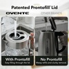 image:imageOVENTE 17L Double Wall Glass Electric Kettle Water Boiler Silver KG912SSilver