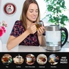 image:imageOVENTE 17L Double Wall Glass Electric Kettle Water Boiler Silver KG912SSilver Black