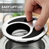 image:imageOVENTE 17L Double Wall Glass Electric Kettle Water Boiler Silver KG912SSilver Stainless