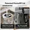 image:imageOVENTE 17L Double Wall Glass Electric Kettle Water Boiler Silver KG912SSilver Stainless