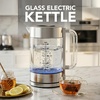 image:imageOVENTE 17L Double Wall Glass Electric Kettle Water Boiler Silver KG912SSilver Stainless