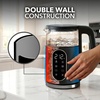 image:imageOVENTE 17L Electric Kettle with Digital Touchscreen 1500W Black KD96B
