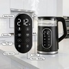 image:imageOVENTE 17L Electric Kettle with Digital Touchscreen 1500W Black KD96B