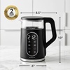 image:imageOVENTE 17L Electric Kettle with Digital Touchscreen 1500W Black KD96B