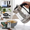 image:imageOVENTE 17L Glass Electric Kettle with Tea Infuser Silver KD68SSilver