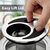 image:imageOVENTE 17L Glass Electric Kettle with Tea Infuser Silver KD68SSilver Stainless