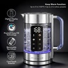 image:imageOVENTE 17L Glass Electric Kettle with Tea Infuser Silver KD68SSilver Stainless