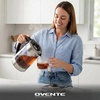 image:imageOVENTE 17L Glass Electric Kettle with Tea Infuser Silver KG733S18 Quarts