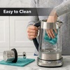 image:imageOVENTE 17L Glass Electric Kettle with Tea Infuser Silver KG733S18 Quarts