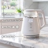 image:imageOVENTE 1L Electric Kettle with Temperature Control 1500W Black KD95BWhite