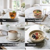 image:imageOVENTE 1L Glass Electric Kettle Water Boiler Cream KG150CBlack