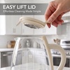 image:imageOVENTE 1L Glass Electric Kettle Water Boiler Cream KG150CCream