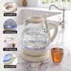 image:imageOVENTE 1L Glass Electric Kettle Water Boiler Cream KG150CCream