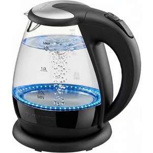 image:imageOVENTE 15L Glass Electric Kettle Water Boiler Black KG845BBlack